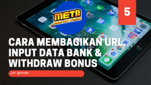 Vid 5 : Membagikan URL, Input Data Bank & Withdraw